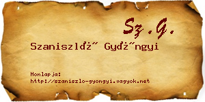 Szaniszló Gyöngyi névjegykártya
